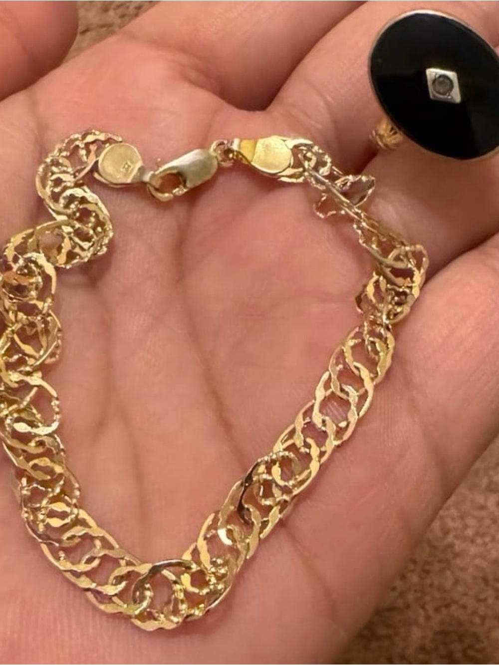 Vintage Gold Plated Ring/ 925 Bracelet